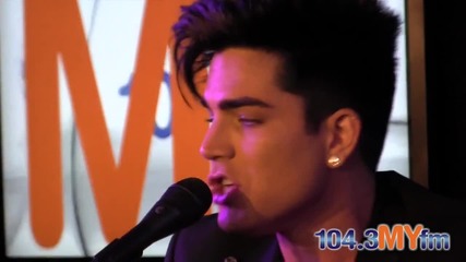 Adam Lambert - What Do You Want From Me - Live (1043myfm)