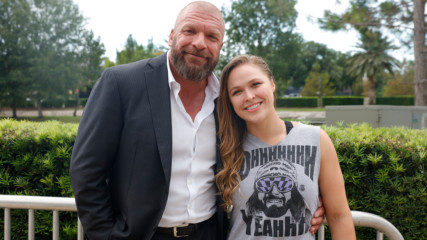 Ronda Rousey arrives at the WWE Mae Young Classic taping: WWE.com Exclusive, July 13, 2017