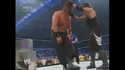 Wwe Smack Down 18.08.2006 - Undertaker vs Great Khali ( Last Man Standing Match ) 