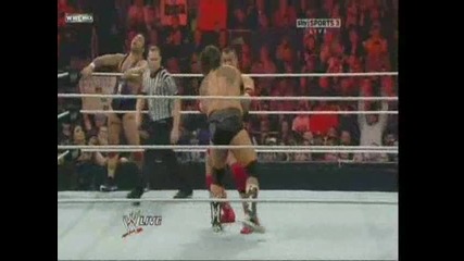 Raw - Santino Marella & Vladimir Kozlov Vs Husky Harris & Michael Mcgilicyty Tag - Tem Championship 
