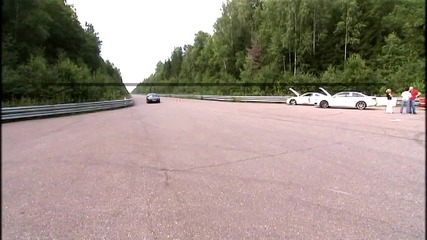 Moscow Unlim 500 Bmw M5 vs Bmw M6 Evotech