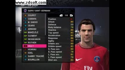 Pes 2010 (pro Evolution Soccer 2010) Ligue 1 Teams Kits 