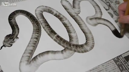 One_stroke_snake_drawing