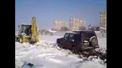 с трактора 