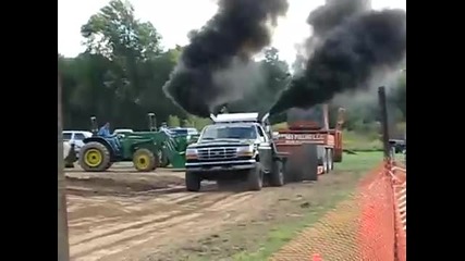 truck pull ford power 