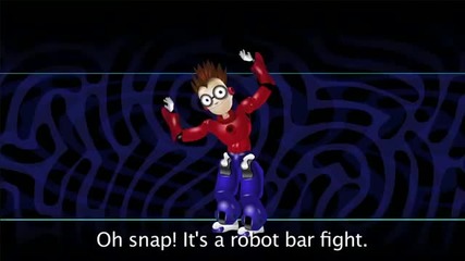 robot bar fight