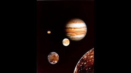 Интересни факти за Юпитер и най - големите му естествени спътници.
