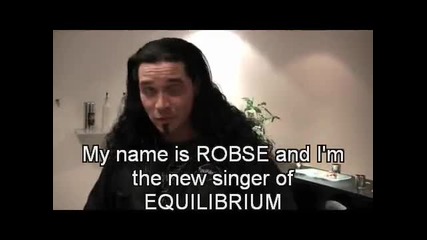 Equilibrium introducing new singer 
