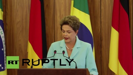 Brazil: Merkel and Rousseff commit to boosting trade