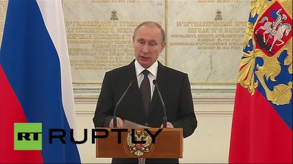 Russia: Putin blasts Nazism and warmongering in Moscow address