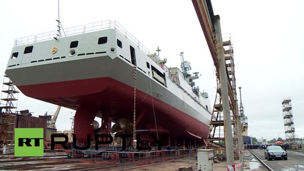 Russia: New Admiral Makarov frigate launched for Black Sea Fleet