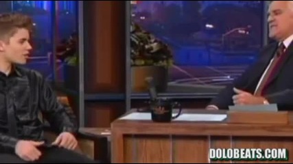 Най-новото участие на Бийбър в предаване - Джей Лено - 31.10.2011