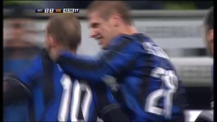 Highlights : Inter - Siena 4:3 
