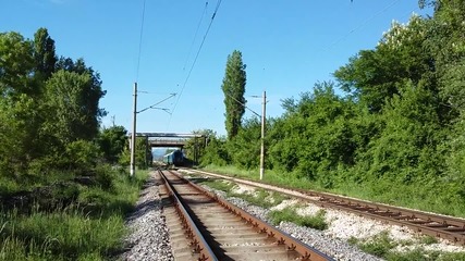 Бв2640 с Локомотив 44 060.2 преминава през междугарието Илиянци- София- Север