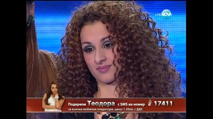 Теодора Цончева X Factor (21.11.2013)