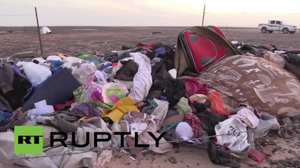 Egypt: EMERCOM units continue the recovery operation at the A321 crash site