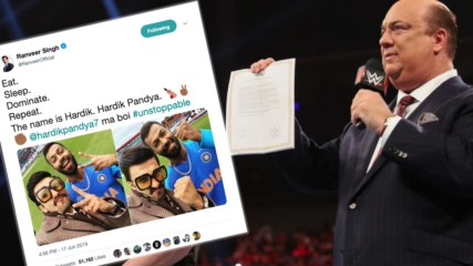 Paul Heyman threatens Bollywood Star Ranveer Singh: WWE Now India