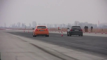 Audi S3 Vs. Audi S3 Drag Race