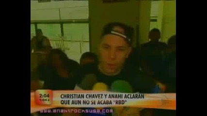 Christian Y Anahi Dicen Que Aun No Termina Rbd