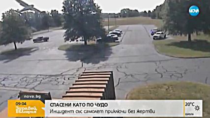 Малък самолет се блъсна в дърво