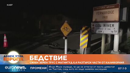 Две жертви на 6,4 по Рихтер в Калифорния