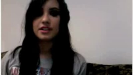 Demi Lovato Live Chat P.1 (7/2/09)