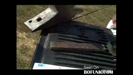 Launching A 100lb Anvil 200 Feet In The Air 