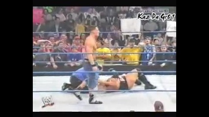 Wwe Smackdown 2003 John Cena Goes After Brock Lesnar And Fight Backstage