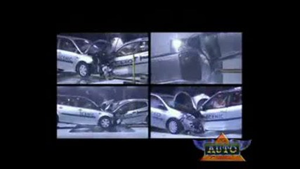 Crash Test - Renault Scenic Vs Renault Clio