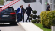 Кирил Домусчиев пристигна в Бояна