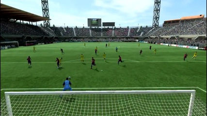 El Hamdaoui goal vs Lille Fifa 11 Online