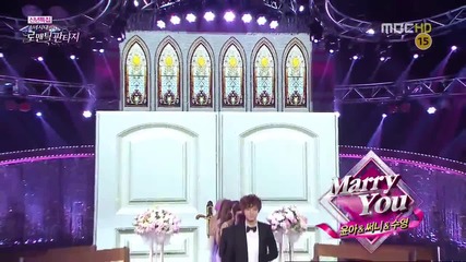 Sunny , Sooyoung , Yoona ft. Exo - Marry You @ Romantic Fantasy (01.01.2013)