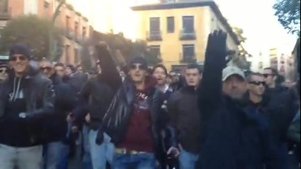 Фенове на Лацио (мадрид 24.02.2012)