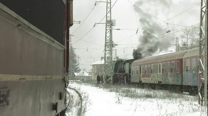 електровоз Skoda bdz - Bulgaria и парния локомотив 