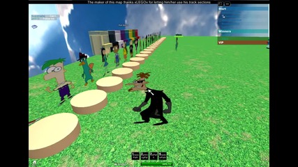 Roblox героите от филма Финиъс и Фърб са в играта-1 част