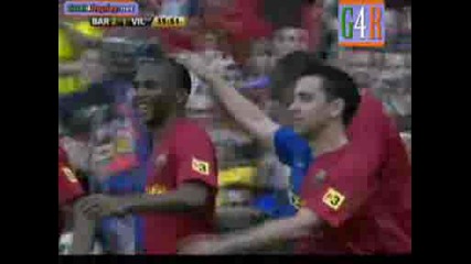 Барселона - Виляреал 3:3 Гол На Самуел Ето`o