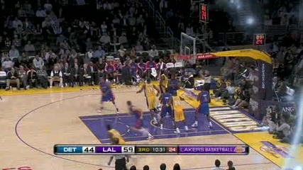 Detroid Pistons vs Los Angeles Lakers 