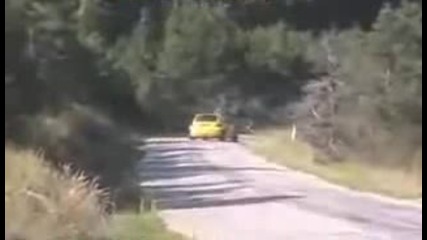 Proton Satria Neo S2000 Rally car being tested at French Alps Part1