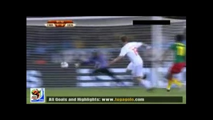 19 - 06 - 2010 Камерун - Дания гол на Dennis Rommedahl xvid 