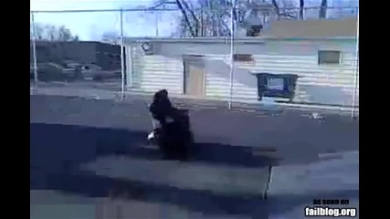 Double Skateboard Fail 