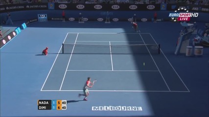 Nadal vs Dimitrov - Australian Open 2014 - Part 1!