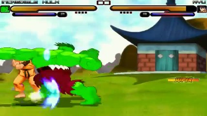 mugen battle hulk vs ryu