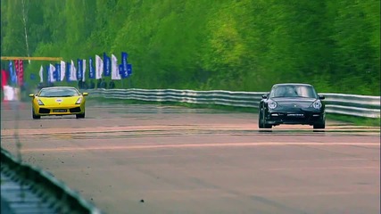 Lamborghini Gallardo Underground Racing vs Porsche 911 Switzer vs Chevrolet C10