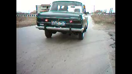 Burnout Moskvich 