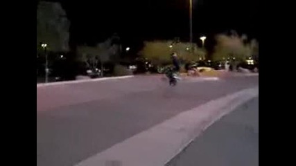 Pocket bike stunt