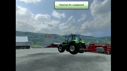 Farming Simulator 2013 - Прекарване на бали + Изсипване