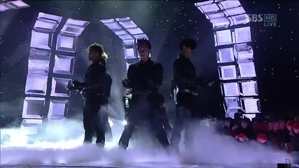 Tvxq - Humanoids @ Inkigayo (16 Dec,2012)
