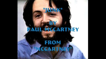Junk - Paul Mccartney 1970