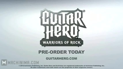 Guitar Hero Warriors of Rock The Controller Trailer Hd 