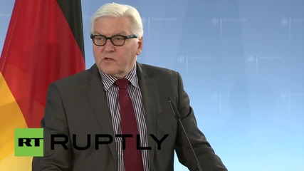 Germany: Steinmeier on Macedonia - unrest may disrupt the Balkans